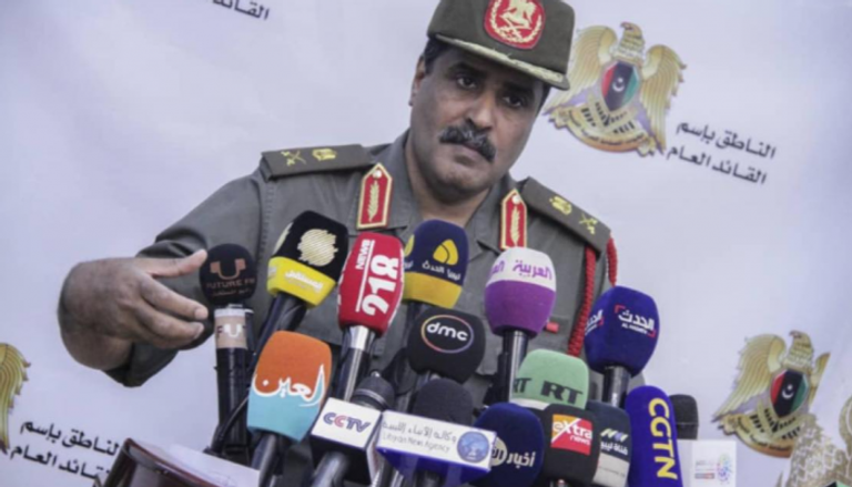 اللواء أحمد المسماري الناطق باسم الجيش الوطني الليبي