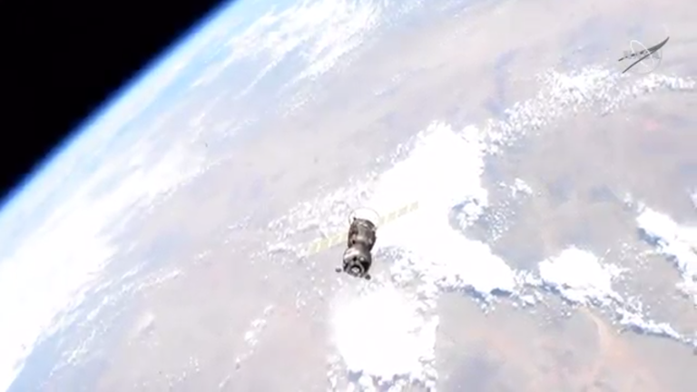 لحظة إطلاق الصاروخ 