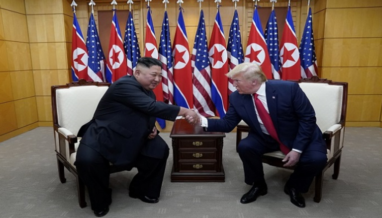 الرئيس الأمريكي وزعيم كوريا الشمالية - أرشيفية