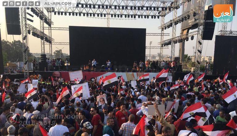 السيسي يوجه كلمة لمستقبليه بمطار القاهرة