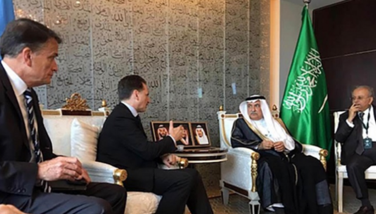 لقاء وزير الخارجية السعودي والمفوض العام للأونروا