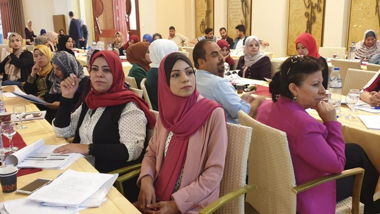 جانب من مؤتمر "الإعلاميات يتحدثن"