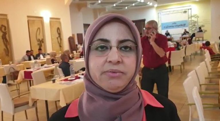 جانب من مؤتمر "الإعلاميات يتحدثن"