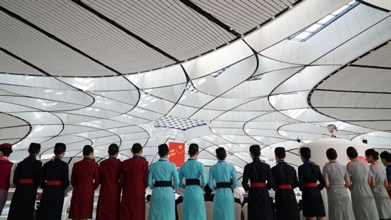 شهد المطار تأسيس جمهورية الصين الشعبية