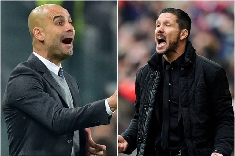 سيميوني وجوارديولا رودريجو لاعب مانشستر سيتي