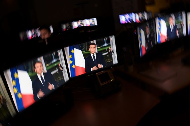 الرئيس الفرنسي إيمانويل ماكرون- أ ف ب