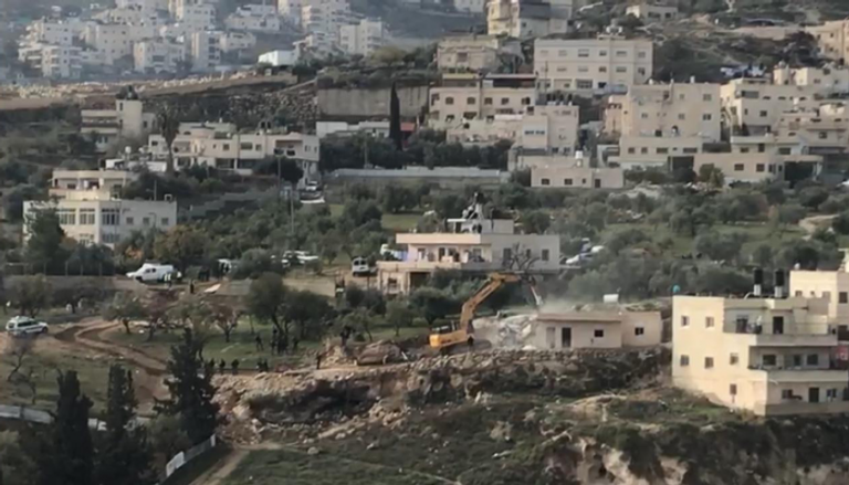 عملية هدم لمنزل فلسطيني في القدس