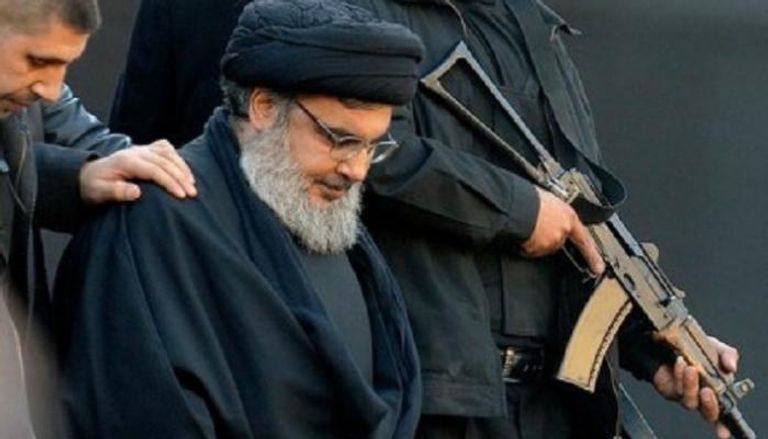 الأمين العام لمليشيا حزب الله حسن نصر الله - أرشيفية