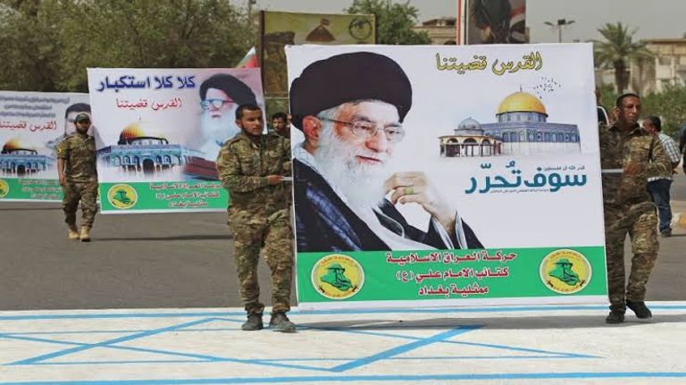 صورة تخيلية نشرها موقع مرشد إيران علي خامنئي