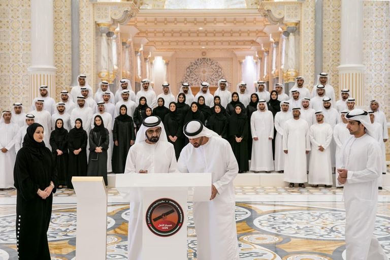 الشيخ محمد بن راشد والشيخ محمد بن زايد