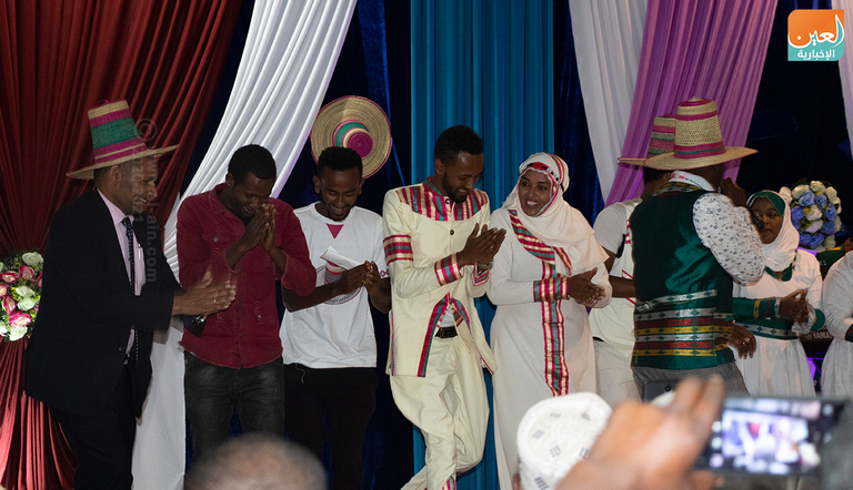 جانب من احتفالية قومية "حلابا"