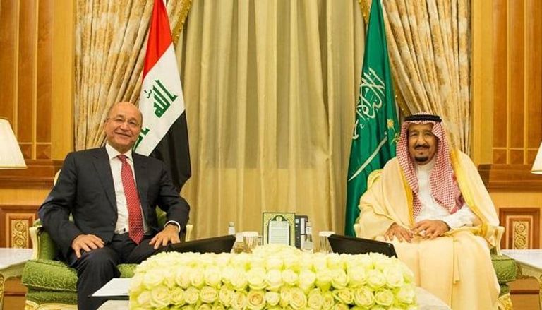 العاهل السعودي والرئيس العراقي