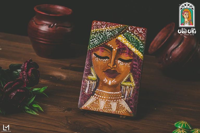 جانب من أعمال المصرية إيمان قطب