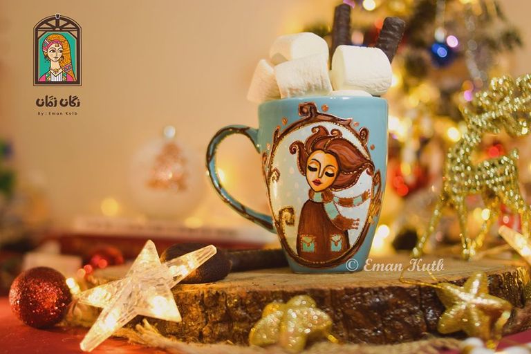 جانب من أعمال المصرية إيمان قطب
