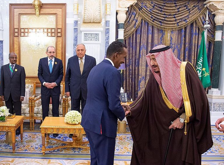 الملك سلمان بن عبدالعزيز ووزراء خارجية الدول المشاطئة