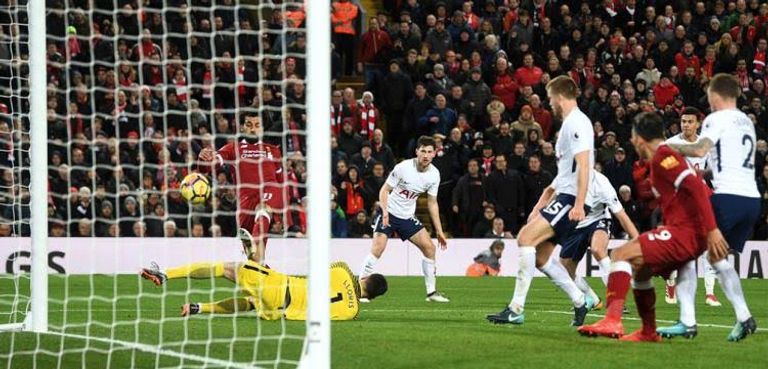 هدف صلاح في توتنهام محمد صلاح نجم ليفربول