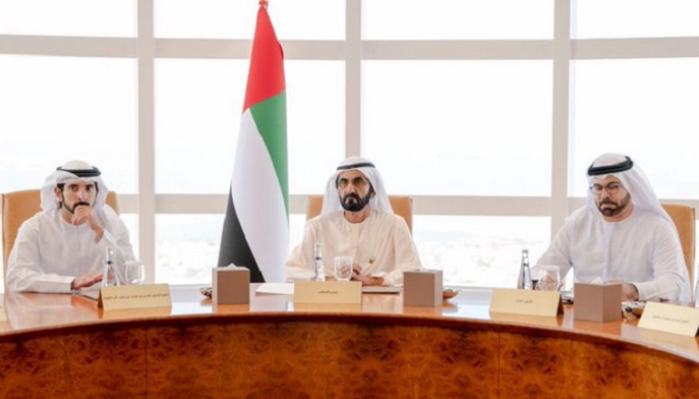 الشيخ محمد بن راشد آل مكتوم، يرأس الاجتماع الأول لمجلس دبي