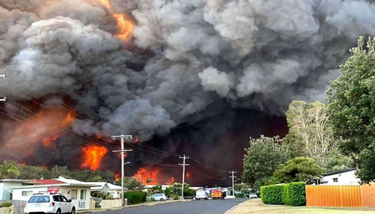 الحرائق في أستراليا