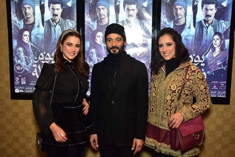 خالد النبوي مع الطفلة ميرنا في عرض