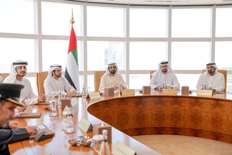 اجتماع مجلس الوزراء الإماراتي الأول في عام الاستعداد للخمسين