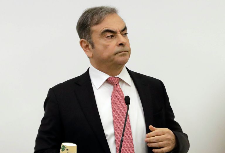 كارلوس غصن في أول مؤتمر صحفي بلبنان