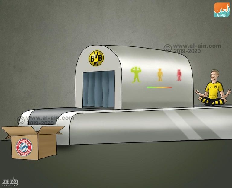 إيرلينج هالاند مهاجم بروسيا دورتموند