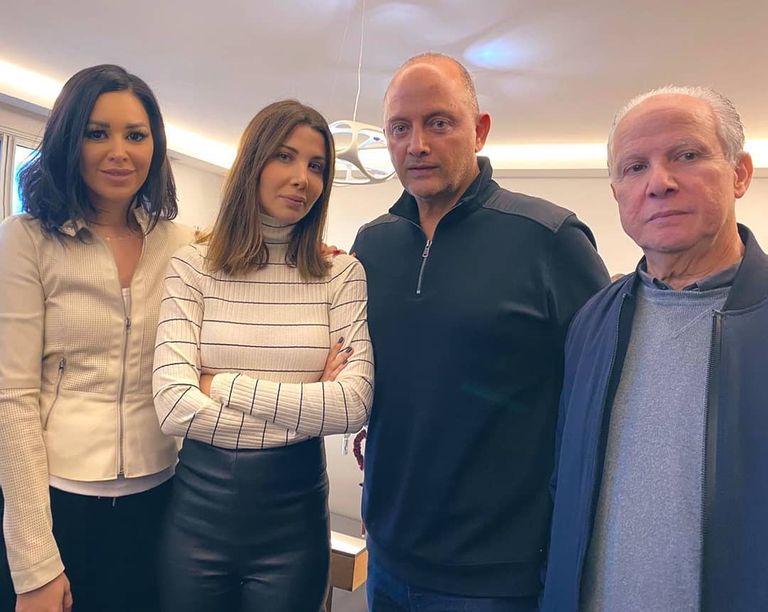 نانسي عجرم وزوجها فادي الهاشم