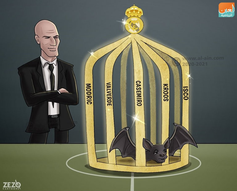 زين الدين زيدان مدرب ريال مدريد