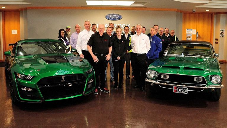 طراز شيلبي موستانج GT500 VIN 001