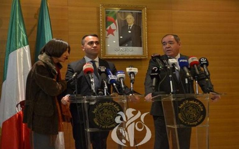 وزير الخارجية المصري ونظيره الجزائري