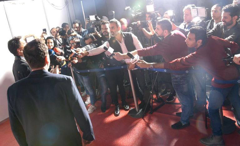 محمد رمضان وسعد لمجرد من حفل دبي