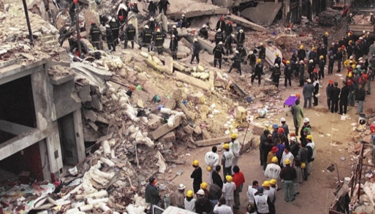 جانب من تفجيرات مركز الجالية اليهودية عام 1994 - الأسوشيتد برس