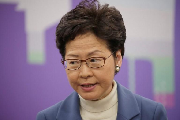  الرئيسة التنفيذية لهونج كونج