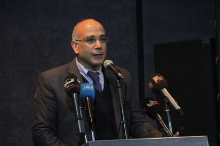 السفير الفلسطيني ورئيس صندوق التنمية الثقافية في الافتتاح