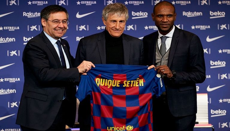 تقديد كيكي سيتين مدربا لبرشلونة كيكي سيتين