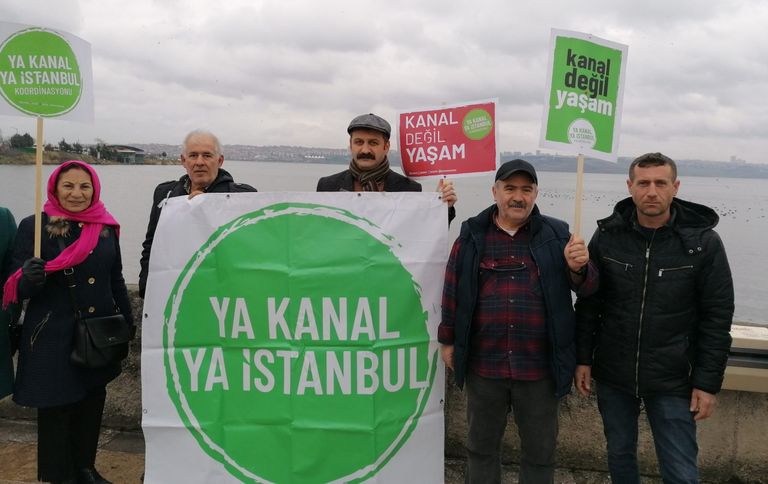 احتجاجات ضد قناة إسطنبول احتجاجات ضد قناة إسطنبول