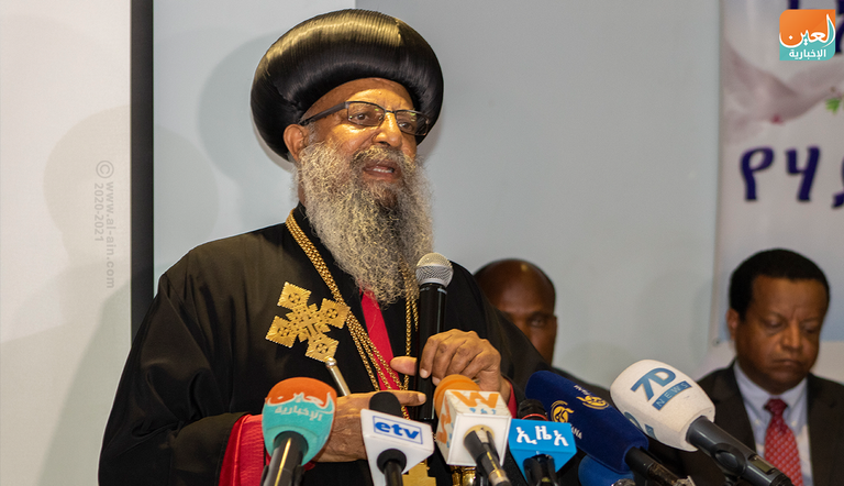 جانب من لقاء وزارة السلام مع رجال الدين