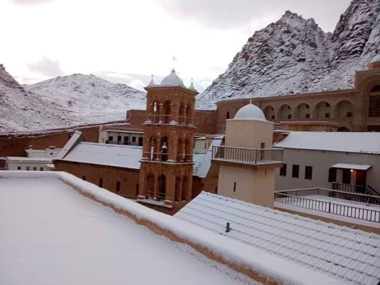 محمية سانت كاترين في الشتاء