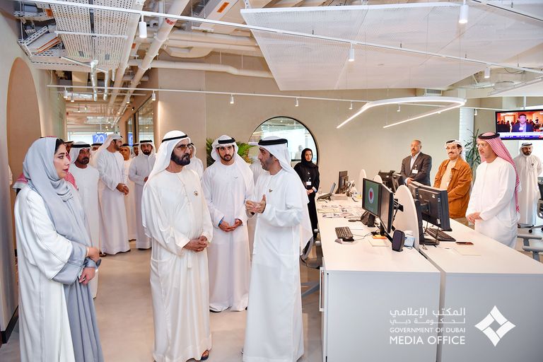 الشيخ محمد بن راشد آل مكتوم ومنى غانم المرّي