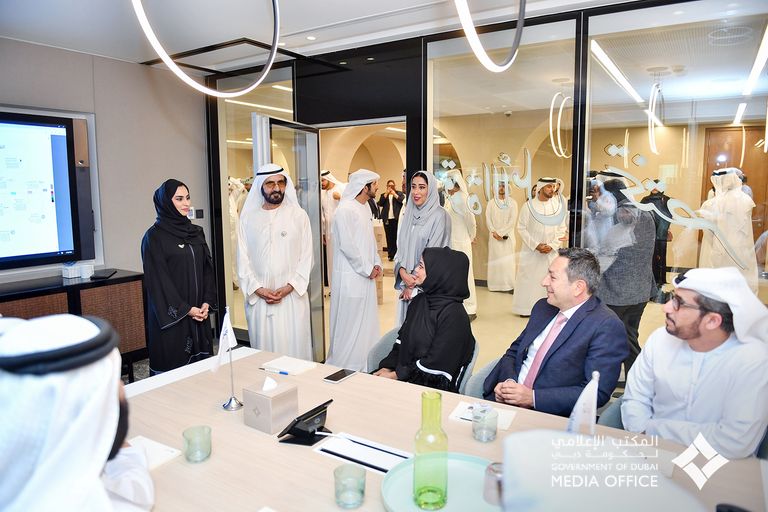 الشيخ محمد بن راشد آل مكتوم ومنى غانم المرّي