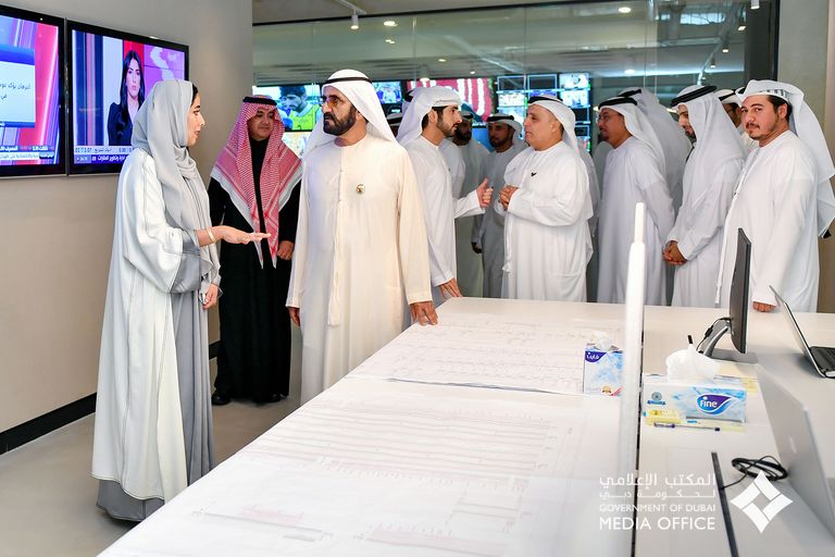 الشيخ محمد بن راشد آل مكتوم ومنى غانم المرّي
