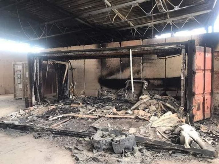 مقر وحدة عمليات ضاحية كافوري بعد سيطرة الجيش عليها الجيش السوداني ينتشر في مناطق بالعاصمة الخرطوم