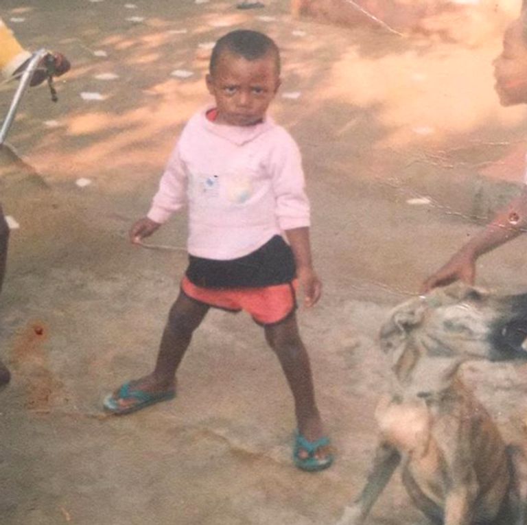 جيدسون وهو صغير جيدسون فيرنانديز