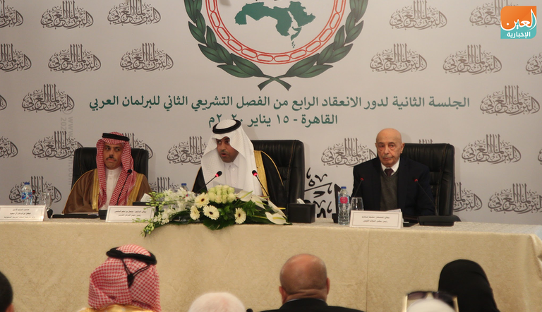 جانب من جلسة البرلمان العربي