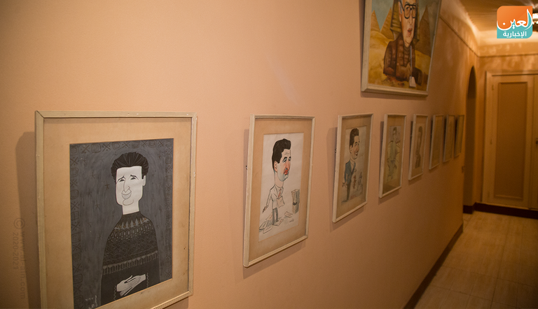 مكتب الكاتب والأديب الراحل إحسان عبد القدوس- تصوير أشرف قطب