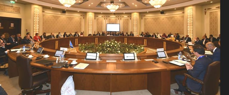 وزير البترول المصري خلال إلقاء كلمته الافتتاحية بالمؤتمر