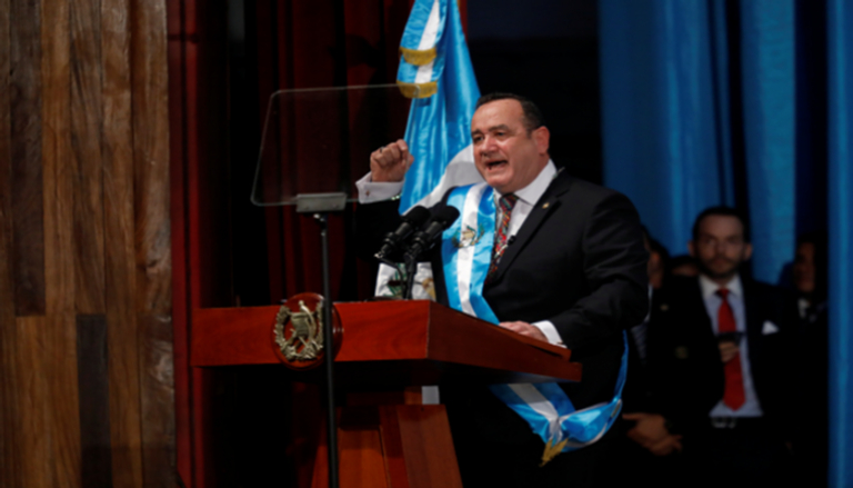 الرئيس الجديد لجواتيمالا أليخاندرو جياماتي