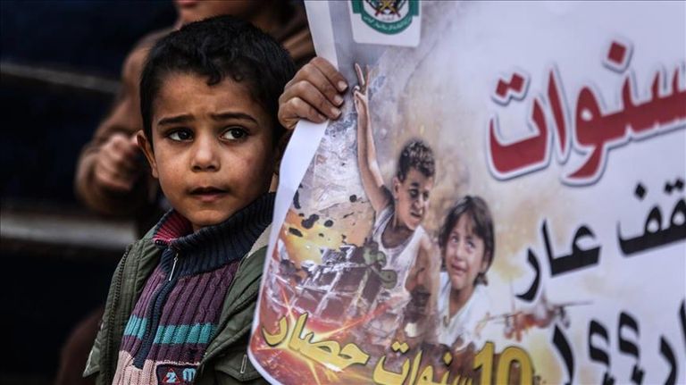 الأطفال الاكثر تضررا من نقص الغذاء في غزة