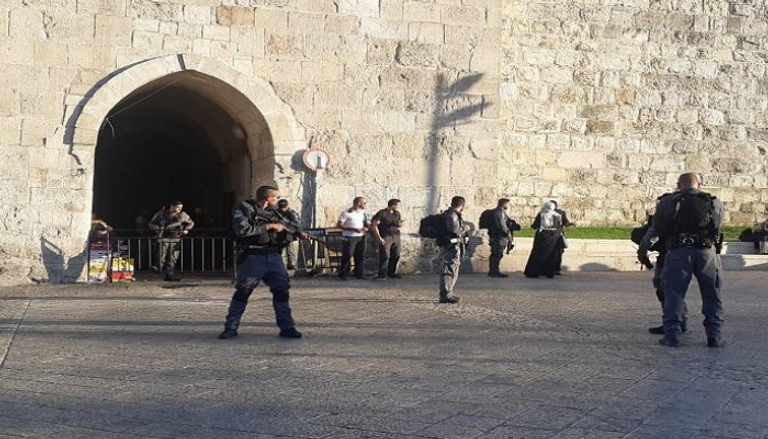 عناصر شرطة الاحتلال ينتشرون في القدس المحتلة