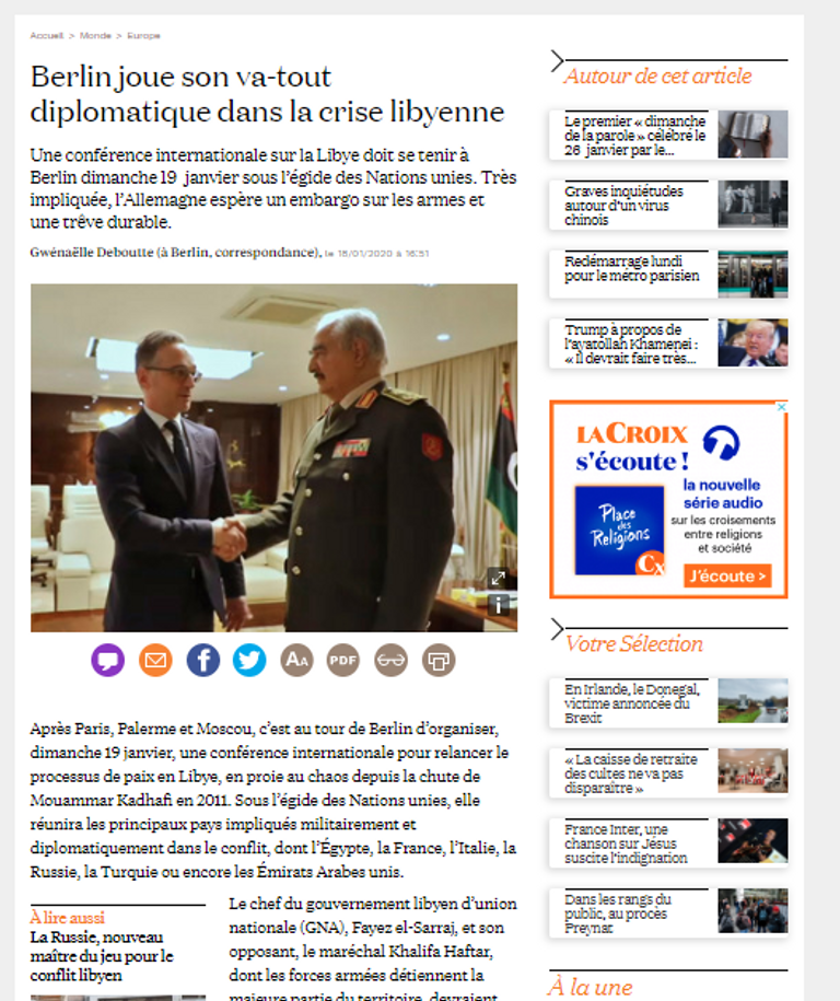 مؤتمر برلين حول ليبيا